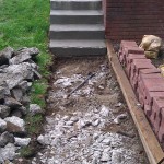 Removed sidewalk
